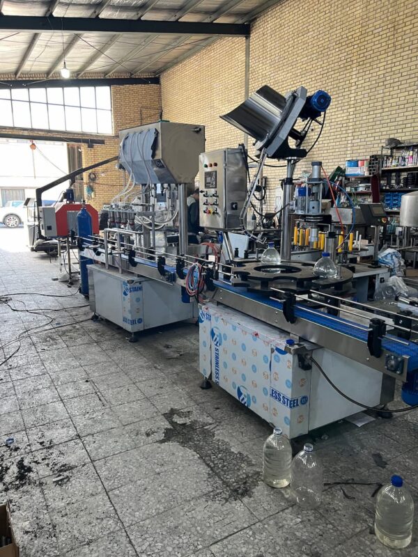 Liquid Filling Machine 16 نمونه دستگاه پرکن مایع ثقلی