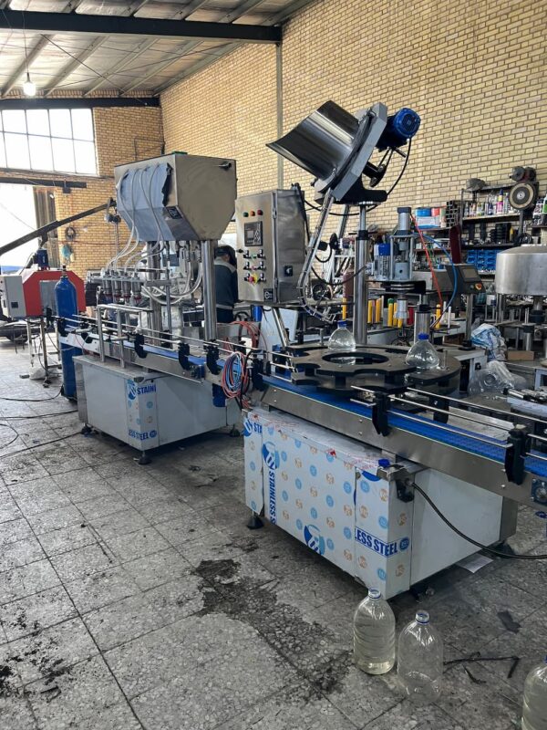 Liquid Filling Machine 22 نمونه دستگاه پرکن مایع ثقلی