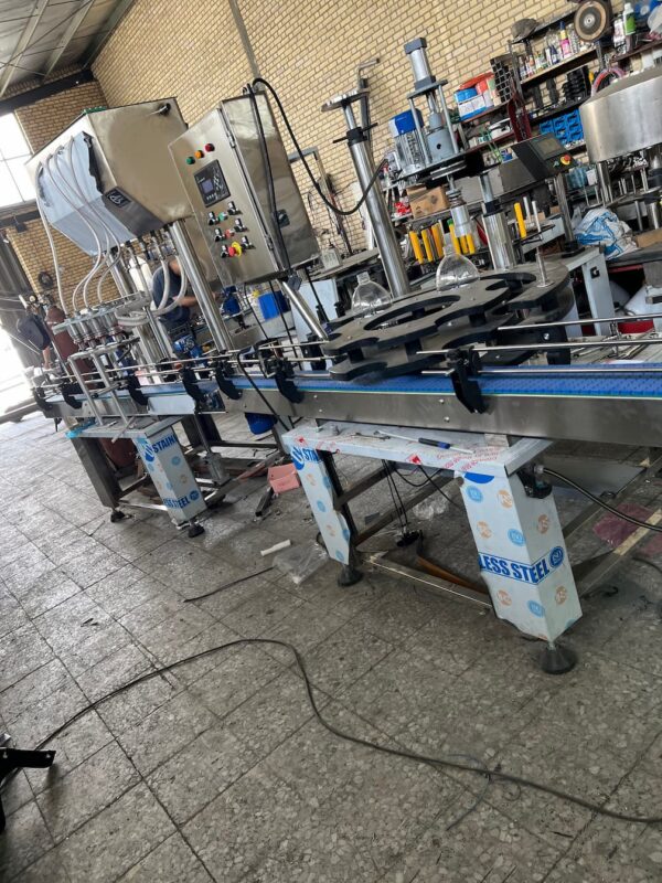 Liquid Filling Machine 4 نمونه دستگاه پرکن مایع ثقلی